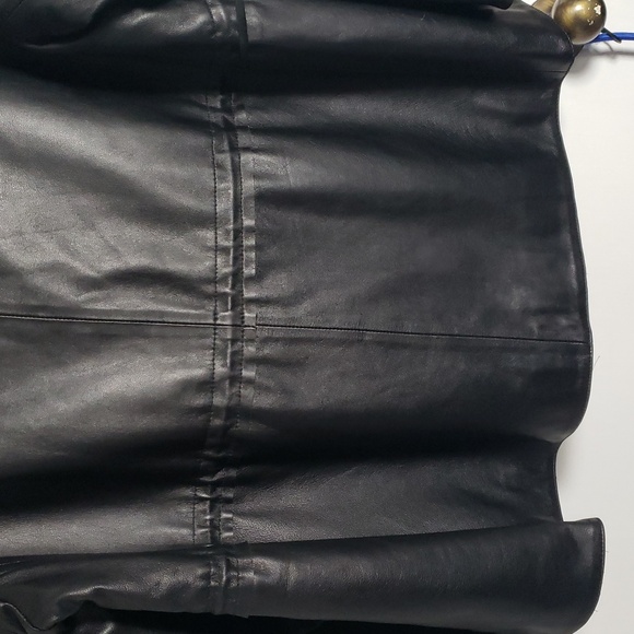 Westbound Lambskin Leather Hooded Jacket in Black - Women's size XL - Picture 10 of 13